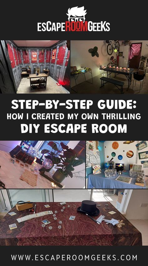 Escape Room Decoration Ideas, Mystery Escape Room, Escape Room Themes, Escape Room Design, Room Escape Games, Escape Room Diy, Virtual Team Building, Diy Escape Room