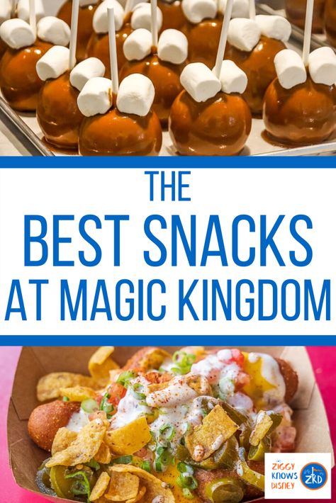 Best Food At Magic Kingdom, Disney Park Recipes, Food At Magic Kingdom, Disneyland Recipes, Magic Kingdom Snacks, Magic Kingdom Food, Disney Baking, Disney Themed Food, Disney Inspired Food