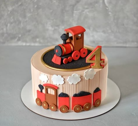 3rd Birthday Cakes For Boys, Train Birthday Cake, Baby Boy Birthday Cake, Fondant Cake Designs, Train Cake, 4th Birthday Cakes, 3rd Birthday Cakes, 2 Birthday Cake, Baby Boy Cakes