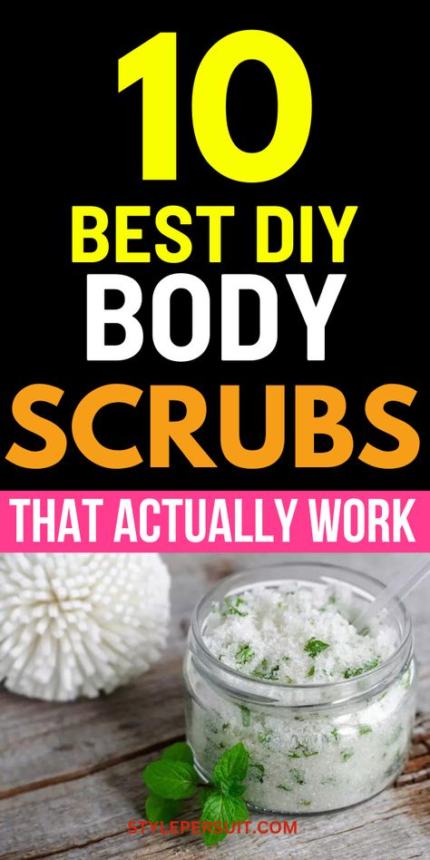 10 Best DIY Body Scrub Recipes You Can Easily Make at Home