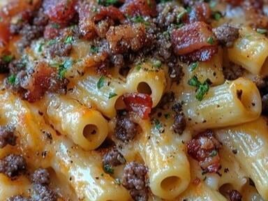 Loaded Bacon Cheeseburger Pasta, Bacon Cheeseburger Pasta, Bbq Chicken Wraps, Chicken Pie Recipe, Cream Cheese Pasta, Slow Cooker Italian Beef, Cheeseburger Pasta, Cheese Casserole Recipes, Roast Pumpkin Soup