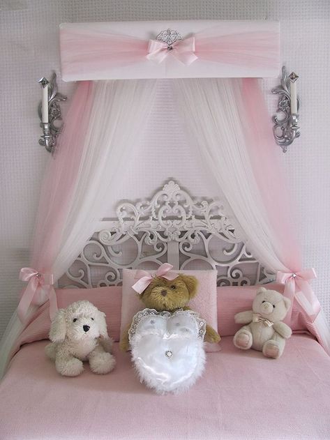 Canopy Nursery, Princess Bedroom Decor, Princess Crib, Nursery Bed, Princess Bedrooms, Nursery Canopy, Custom Canopy, Crib Canopy, Princess Bedroom