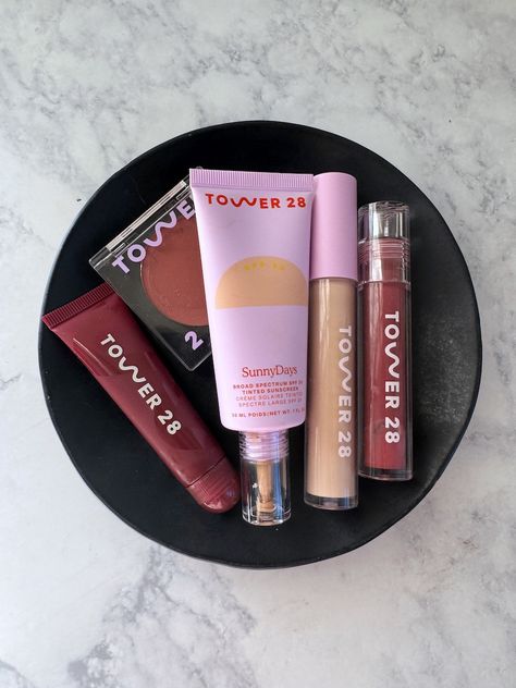 tower 28 lip softie, tower 28 blush, tower 28 tinted sunscreen, tower 28 concealer, tower 28 lip gloss Tinted Mineral Sunscreen, Tower 28 Beauty, Sunscreen For Sensitive Skin, Tower 28, Sephora Sale, Airpods Apple, Pretty Skin Care, Foundation Shades, Makeup Swatches