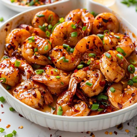 Easy Honey Garlic Shrimp, Honey Shrimp, Sweet And Spicy Shrimp, Honey Garlic Shrimp, Spicy Shrimp Recipes, Sweet Shrimp, Baked Chicken Drumsticks, Chicken Noodle Soup Easy, Shrimp Appetizers