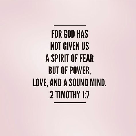 “For God has not given us a spirit of fear, but of power and of love and of a sound mind.” ‭‭II Timothy‬ ‭1:7‬ ‭NKJV‬‬ Bible Verses About Women, Solomon Quotes, Verses About Women, Encouraging Scriptures, Childlike Faith, Love Sound, Bible Verses For Women, Peaceful Mind, Spirit Of Fear