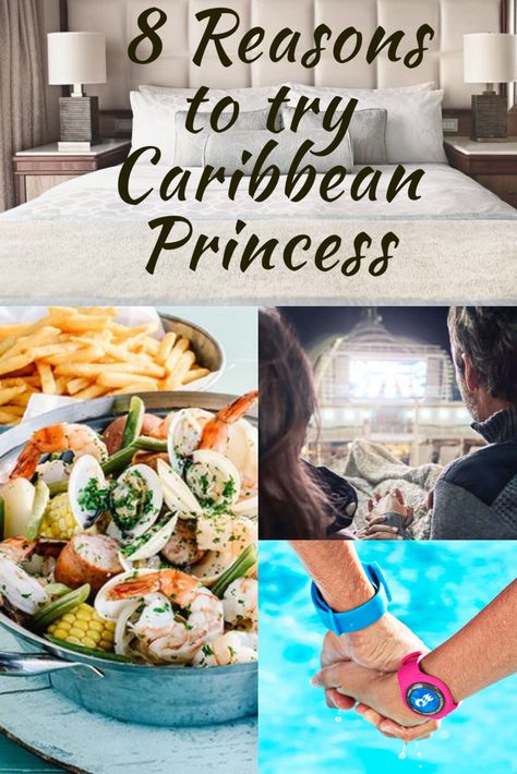 8 reasons to try Caribbean Princess Caribbean Princess Cruise Ship, Princess Cruises Caribbean, Caribbean Princess, Carribean Cruise, Princess Cruise Lines, Cruise Essentials, Princess Cruise Ships, Princess Cruise, Princess Kids