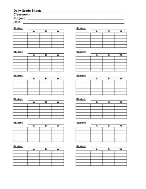 How to create a system to manage the grades of students? An easy way is to download this Student Daily Grade template now! Gradebook Template, Grade Template, Grade Book Template, Printable Ideas, Grade Book, Business Template, Template Printable, To Create