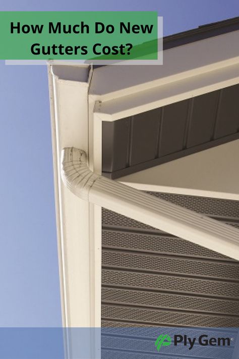 Gutters On House, House Gutters, Gutter Colors, Hardie Board Siding, Gutter Protection, Seamless Gutters, Copper Gutters, Fiber Cement Siding, How To Install Gutters