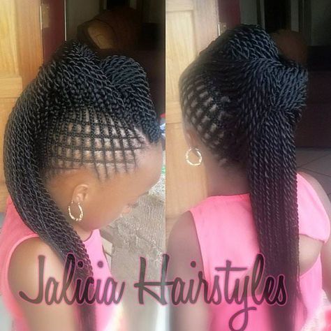 Jalicia Hairstyles, Mohawk Braid Styles, Hair Threading, Natural Hair Twist Out, Braids For Boys, Short Hair Bun, Natural Hair Twists, Girls Braids, Hairstyle Gallery