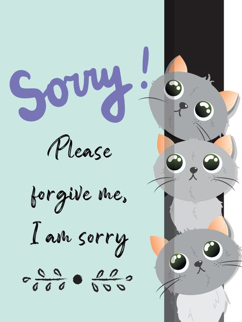 Sorry Card For Teacher, Cute Sorry Images, Sorry Card Ideas, 172 Days, Quotes On Teachers Day, I Am Sorry Quotes, Cute Sorry, Sorry Card, Im Sorry Cards