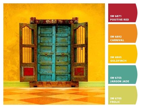 Mexican Paint Colors Accent Walls, Desi Colour Palette, Mexican Colour Scheme, Colombian Color Palette, Mexican Exterior Paint Colors, Latin American Color Palette, Hacienda Color Palette, Mexican Paint Colors, Modern Mexican Color Palette