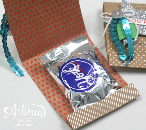 Matchbook Treats — Stampin’ Up! Artisan Blog Hop | Matchbook Favors, Christmas Treats Holders, Paper Accessories, Treat Holders, Paper Candy, Candy Crafts, Christmas Favors, Candy Holder, Gifts For Boyfriend