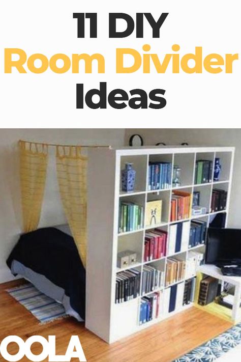 Diy Room Divider Ideas, Room Divider Ideas Bedroom, Room Divider Ideas Diy, Bedroom Partition, Kids Room Divider, Bedroom Divider, Room Divider Ideas, Divider Ideas, Kids Shared Bedroom