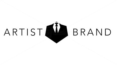 DJ ARTIST STYLISH BRANDING - SUIT logo logo Suit Logo Design, Gentleman Logo, Suit Logo, Entertainment Center Makeover, Men Logo, Corporate Uniforms, Entertainment Logo, Logo Design Inspiration Branding, Real Estat