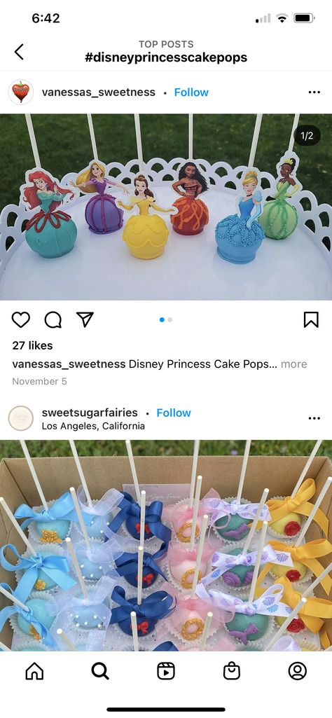 Disney Baby Princess Baby Shower Theme, Disney Princess Theme Dessert Table, Princess Party Dessert Ideas, Disney Princess Party Desserts, Princess Treats Ideas, Disney Princess Birthday Party Ideas Diy Dessert Tables, Princess Cakepops Ideas, Princess Themed Cake Pops, Disney Princess Sweet Table