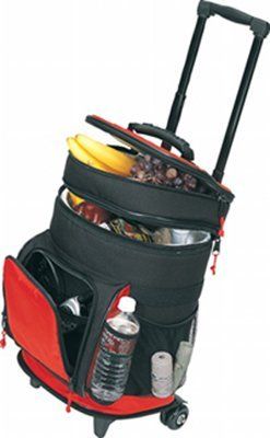 Portable Food and Beverage Coolers - If you are out in your car, enjoying a few days camping or hosting a party in your backyard one thing you will definitely need is a Portable Beverage Cooler! Take a look here! Cooler With Wheels, Beach Cooler, Roller Skate Wheels, Rolling Cooler, Camping Coolers, Picnic Essentials, Camp Kitchen, Soft Cooler, Hiking Equipment