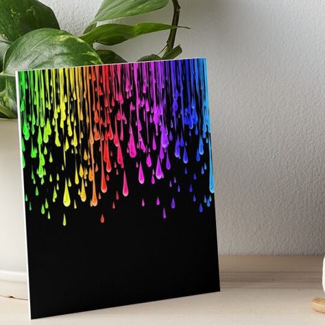 Neon Painting Inspiration, Neon Color Painting Ideas, Neon Color Paintings, Dripping Paint Art Ideas, Splash Art Paint, Drip Painting Ideas, Paint Dripping Art, Paint Drip Art, Neon Painting Ideas