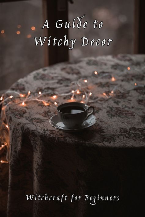 Incorporate witchy elements into your decor for a stunning and empowering home that reflects your spirituality. From crystals to herbs to candles, this post offers tips on finding budget-friendly options, infusing intention, and incorporating seasonal elements. Let's dive into the world of witchy decor! Witchcore Kitchen Aesthetic, Witch Kitchen Decor Ideas, Witchy Mobile Home, Witchy Fireplace Mantle Decor, Subtle Witchy Decor, Witchy House Decor Diy, Diy Kitchen Witch Decor, Minimalist Witchy Decor, Fall Witchy Decor