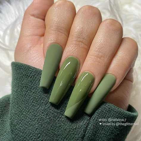 (paid link) Coffin Nail Art Ideas to Copy - Best Designs for immediate or Nails Grunge, Green Acrylic Nails, Grunge Nails, Green Nail, Fall Acrylic Nails, Long Acrylic Nails Coffin, Coffin Nails Long, Nail Swag, Summer Acrylic Nails