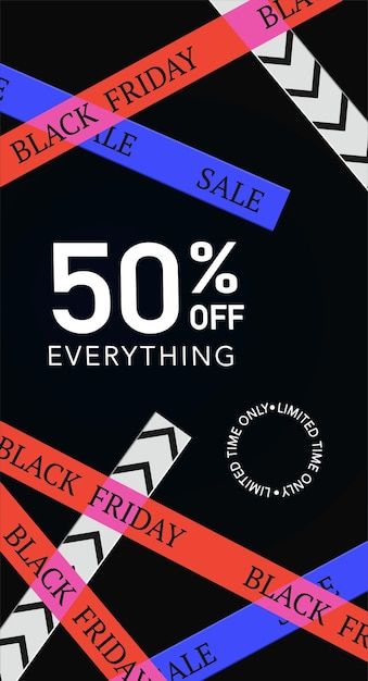 Black Friday Advertising Ideas, Art Sale Poster, Black Friday Branding, Black Friday Ads Design, Black Friday Poster Design, Black Friday Design Graphics, Black Friday Graphic Design, 50% Off, Sale Design Graphics Ideas