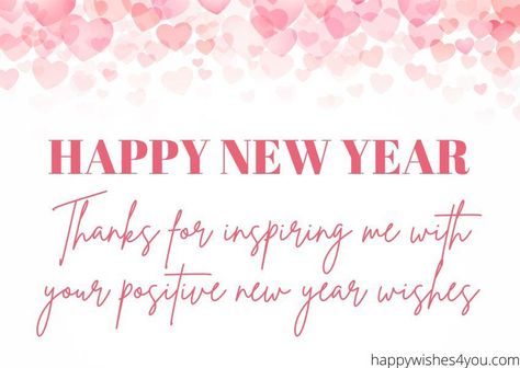 New Year is the perfect time to thank your friends, family, and acquaintances for their love, support, and wishes in the last year. You can send them New Year Thank You Messages to express your gratitude this season. If you want to make people feel special this New Year, then why not send them an... The post New Year Thank You Message 2023 | HNY Thankyou Reply Messages appeared first on HappyWishes4you. Thanks For Wishes, Happy New Year Message, Thank You Friend, New Year Message, Asking For Forgiveness, Happy New Year Wishes, When I See You, Thank You Messages, New Year Wishes