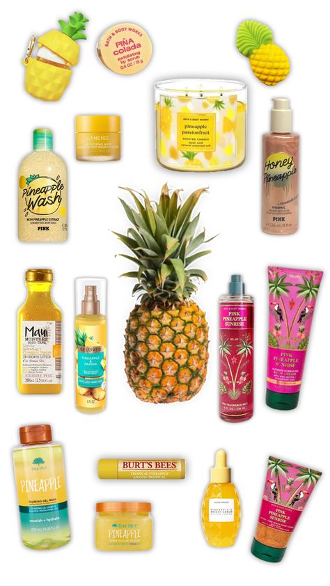 #pineapple #bodycare #skincare #pretty #fashion #cute #vibes #beauty #perfume How To Smell Like Pineapple, Smell Guide, Pineapple Perfume, Hygiene Ideas, Summer Smells, Tropical Scents, Tropical Perfume, Fruit Perfumes, Hygiene Hacks