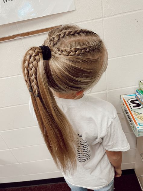 Cute Volleyball Hairstyles, Running Hairstyles, Soccer Hairstyles, Soccer Hair, Volleyball Hair, Track Hairstyles, Preppy Hairstyles, Basketball Hairstyles, Competition Hair