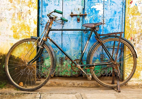 Indian Cycle, Bicycle Photo, Bicycle Pictures, Bicycle Photography, Composition Painting, Bicycle Decor, Bicycle Painting, Old Bicycle, Still Life Photos