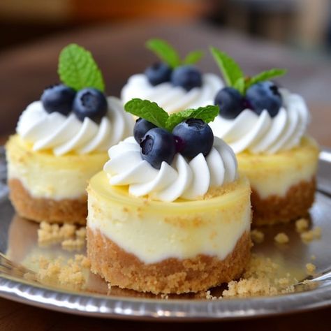 PHILADELPHIA Mini Cheesecakes | Philadelphia | Recipes - Kraft Heinz Philadelphia Mini Cheesecakes, Philadelphia Cream Cheese Recipes, Cheesecakes Recipes, Cream Cheese Cheesecake, Cheesecake Recipes Philadelphia, Philadelphia Cheesecake, Cheese Recipes Appetizers, Individual Cheesecakes, Philadelphia Recipes