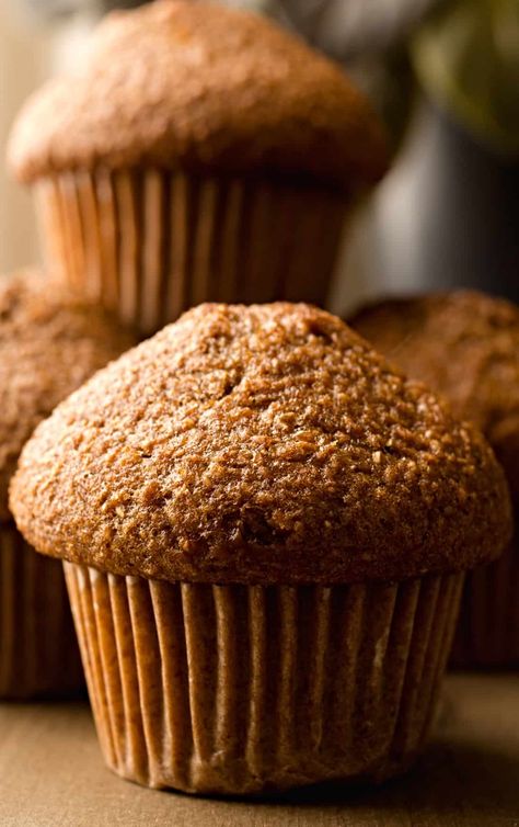 Moist Bran Muffins Using Bran Flakes | Treat Dreams Bran Muffins With Bran Flakes, Easy Bran Muffin Recipe, Bran Flake Muffins, Moist Bran Muffins, Oat Bran Muffin Recipe, Wheat Bran Muffins, Raisin Bran Muffin Recipe, All Bran Muffins, Honey Bran Muffins