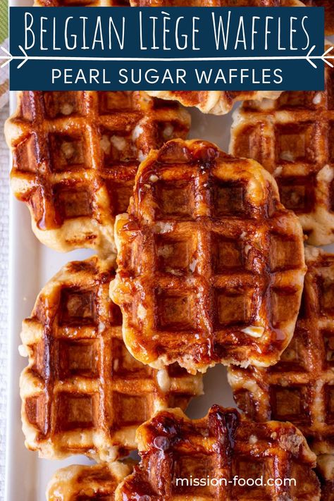 Belgian Leige Waffles, Gluten Free Liege Waffles, Authentic Belgian Liege Waffles, Liege Belgium Waffles, Belgium Liege Waffle Recipe, Sweet Belgian Waffle Recipe, Leige Waffles Recipe, Sourdough Belgian Waffle Recipe, Leige Belgian Waffle Recipe