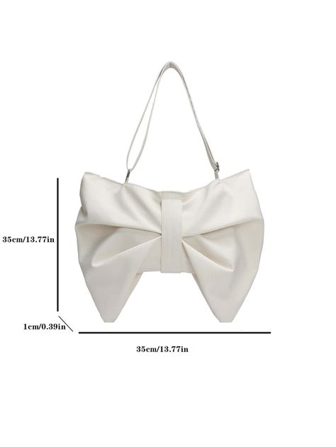 Bow Design Novelty Bag | SHEIN USA Embellished Handbags, Boho Fiber Art, Clutch Bag Pattern, Side Bags For Women, Trendy Bows, Bow Purse, Bow Clutch, Collection Ideas, Diy Bags Purses