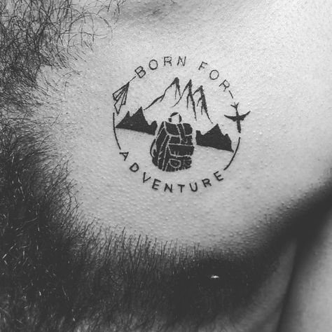 Backpacking Tattoos For Women, Tattoo Genou, Backpacker Tattoo, Backpacking Tattoo, Hanumanji Tattoo, Backpack Tattoo, Mori Tattoo, Camp Pictures, Tattoo Strength