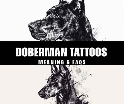 What is the meaning behind Doberman tattoos? Arabic Tattoo Design, Doberman Tattoo, Calligraphy Tattoo, Text Tattoo, Healing Tattoo, Arabic Tattoo, Tattoo Meaning, Realism Tattoo, Nature Tattoos