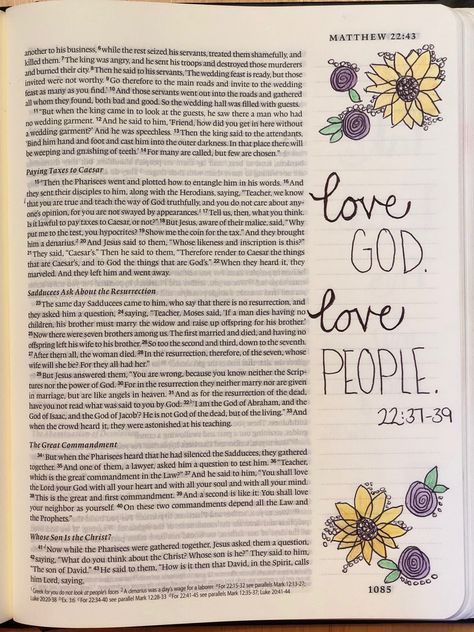 Matthew 22, Matthew 6, Bible Notes, Bible Art Journaling, Bible Journal, Journal Entries, Bible Art, Art Journaling, Journal Ideas