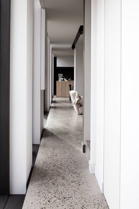 Everything Old is New Again: Terrazzo Flooring is Making a Comeback Terrazo Flooring, Contemporary Hallway, Terrazzo Texture, Terrazzo Floors, House White, Terrazzo Tiles, Flooring Trends, Terrazzo Flooring, 아파트 인테리어