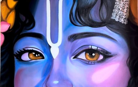 Krishna Ji Eyes Painting, Radha Eyes Painting, Radha Krishna Eyes Painting, Lord Krishna Eyes Drawing, Eyes Of Krishna, Krishna Eyes Sketch, Krishna Eyes Wallpaper, Krishna Eyes Aesthetic, Krishna Bhagwan Drawing