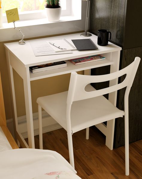 Small Study Desk Ikea - Living Room Table Sets Cheap Check more at http://www.gameintown.com/small-study-desk-ikea/ Small Study Table Ideas Space Saving, Ikea Small Desk, Small Study Desk, Study Table Ideas, Simple Study Desk, Small Study Table, Diy Study Table, Study Table And Chair, Study Table Designs