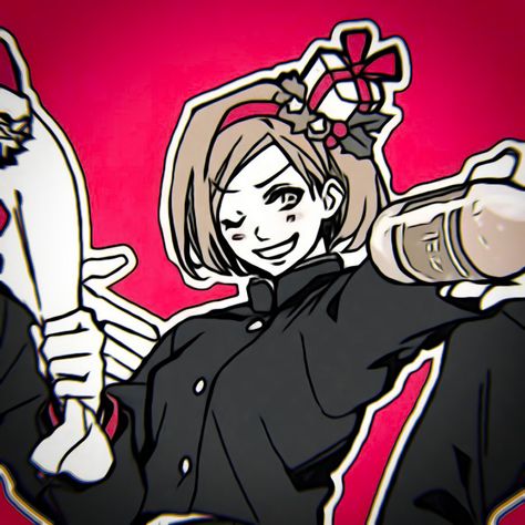 Xmas Matching Pfp Friends, Nobara Christmas Pfp, Jjk Christmas Matching Pfp, Jjk Christmas Pfp Matching, Jujutsu Kaisen Christmas Icons, New Year Matching Pfp, Jjk Christmas Pfp, Jujutsu Kaisen Christmas, Jjk Christmas