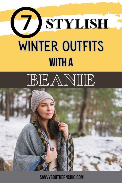 Beanie outfits and how to wear a beanie over 40. Cute beanie outfits, casual beanie outfits. Slouchy Beanie Outfit Women, Beanie With Medium Length Hair, Outfits With Beanies Women, Beanie And Scarf Outfit, Bennies Hats Outfits, Cc Beanie Outfits, Cute Beanies Outfits, Beanie Outfit Street Style, Slouchy Beanie Outfit