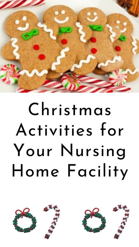 Need some creative ideas to celebrate Christmas with residents at your nursing facility? Our friends at notjustbingo.com have shared these 10 holiday activities for you to try. Nursing Facility Activities, Retirement Community Activities, Christmas Activities For Elderly Nursing Homes, December Senior Living Activities, Care Home Activities Ideas, Christmas Activities For Senior Citizens, December Crafts For Seniors, Nursing Home Christmas Gifts, Christmas Activities For Elderly