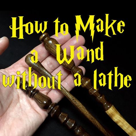 How To Make Wands, Superhero Projects, Make A Wand, Diy Lathe, Witchcraft Spells For Beginners, Wooden Wand, Witch Wand, Diy Wand, Magic Wands