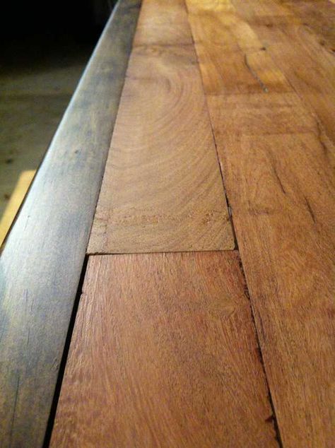 Bbq Patio, Diy Kitchen Table, Kitchen Table Makeover, Mesquite Wood, Real Hardwood Floors, Installing Hardwood Floors, Diy Dining Table, Real Wood Floors, Diy Dining