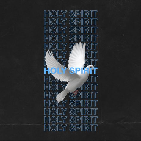 Holy Spirit post design collage Tipografi 3d, Christian Graphic Design, Church Graphics, Desain Editorial, Fotografi Kota, 타이포그래피 포스터 디자인, Fotografi Digital, Texture Graphic Design, Church Graphic Design