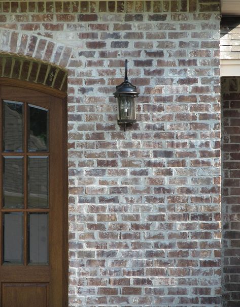 Paint Colors Brown, Brick Wash, Brown Brick Exterior, Brick House Exterior, German Smear, House Brick, Brick Ideas, Brick Companies, Brown Brick