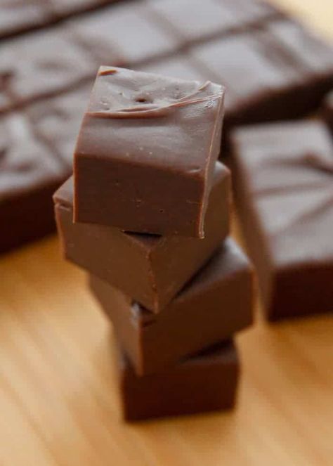 3 Minute Fudge - Chocolate Chocolate and More! Easy Microwave Fudge, Coffee Fudge, Cake Batter Fudge, Creamy Fudge, Cookie Dough Fudge, Easy Chocolate Fudge, Microwave Fudge, Chocolate Peanut Butter Fudge, Fudge Recipes Chocolate