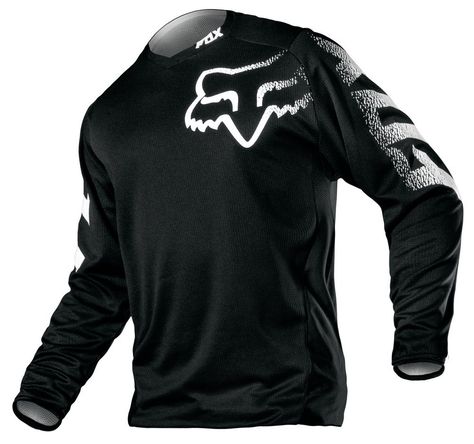 This Fox Racing Youth Blackout Motorcycle Jersey features new vented side panels for enhanced airflow. | #motorcycle #motocross #foxracing #kids #gift Fox Motocross, Fox Racing Clothing, Dirt Bike Gear, Racing Jersey, Motocross Pants, Fox Clothing, Motocross Gear, Bike Pants, Motocross Racing