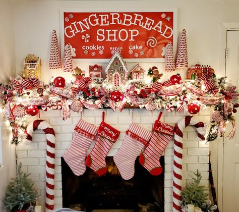 Cabinet Organization Ideas, Kitchen Cabinet Organization Ideas, Gingerbread Theme, Gingerbread Christmas Tree, Efficient Kitchen, Gingerbread Christmas Decor, Christmas Mantle Decor, Christmas Fireplace Decor, Gingerbread Decorations