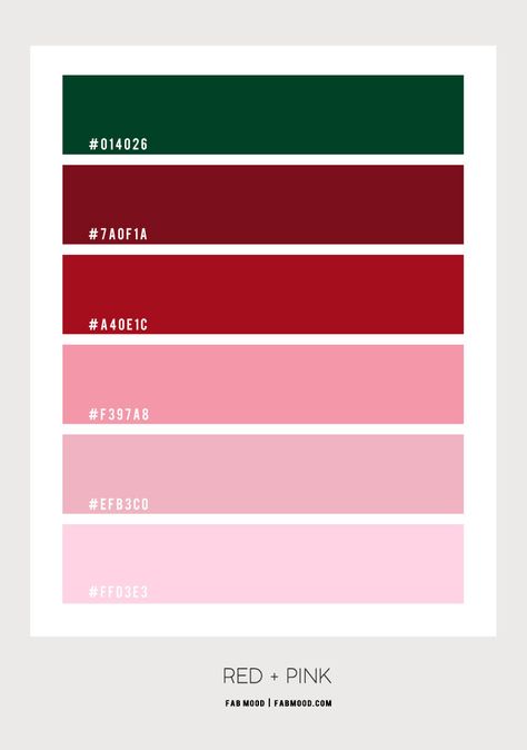 Pink and Red Colour Scheme – Colour Palette #90 1 - Fab Mood | Wedding Colours, Wedding Themes, Wedding colour palettes Pink Red Green Color Palette, Pink And Red Color Palette, Wedding Color Schemes Red, Aesthetic Colour Palette, Red Colour Scheme, Red Color Pallets, Summer Colour Palette, Yellow Building, Pink Colour Scheme