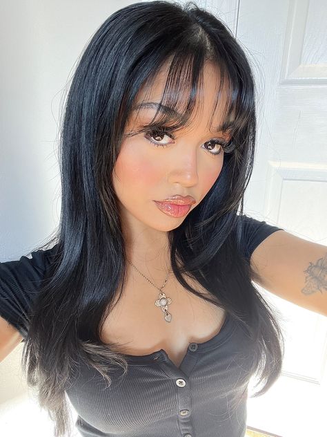 🐝 on Twitter: "https://t.co/7tLNsD72VQ" / Twitter Melissa Calma, Chicana Style, Hair Inspo Color, Everyday Makeup, Hair Goals, Hair Ideas, Hair Inspo, Eye Candy, Bangs